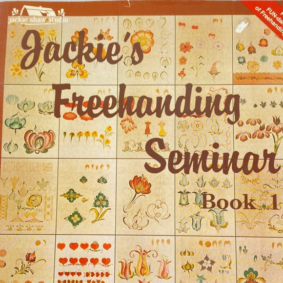 Jackie's Freehanding Seminar Book 1 Decorative Painting Magazine 1984 Shaw - Picture 2 of 10